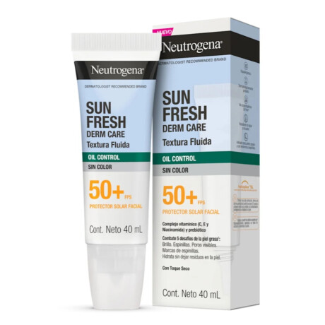 Protector Solar Neutrogena Sun Fresh Oil Control Sin Color SPF50 40ml Protector Solar Neutrogena Sun Fresh Oil Control Sin Color SPF50 40ml