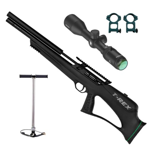 Rifle PCP T-rex Bullpup 6.35 mm + Mira + Inflador Rifle PCP T-rex Bullpup 6.35 mm + Mira + Inflador