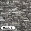 REVESTIMIENTO AUTO ADHESIVO 3D 70 X 77 CM X 3 MM - PIEDRA X 10 UNIDADES REVESTIMIENTO AUTO ADHESIVO 3D 70 X 77 CM X 3 MM - PIEDRA X 10 UNIDADES