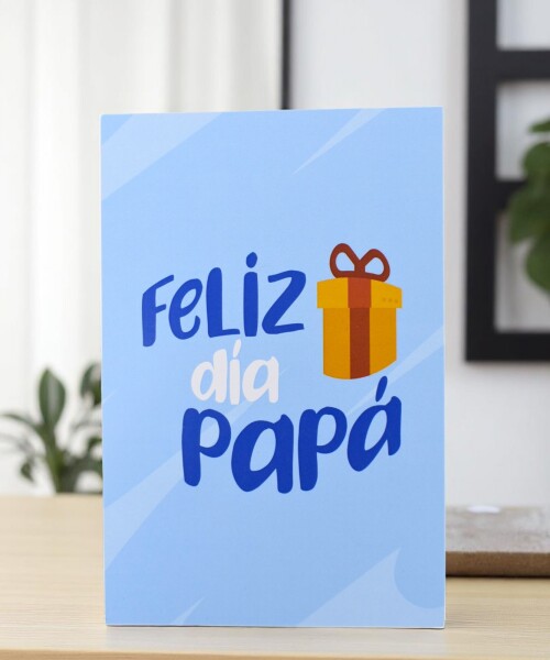 Tarjeta día del padre 10x15 DISEÑO 1