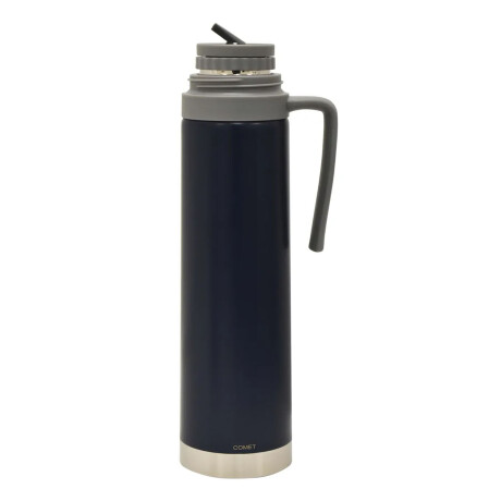 Set Ac. Inox Comet Termo 750ml +mate 120ml +bombilla regalo Azul Oscuro