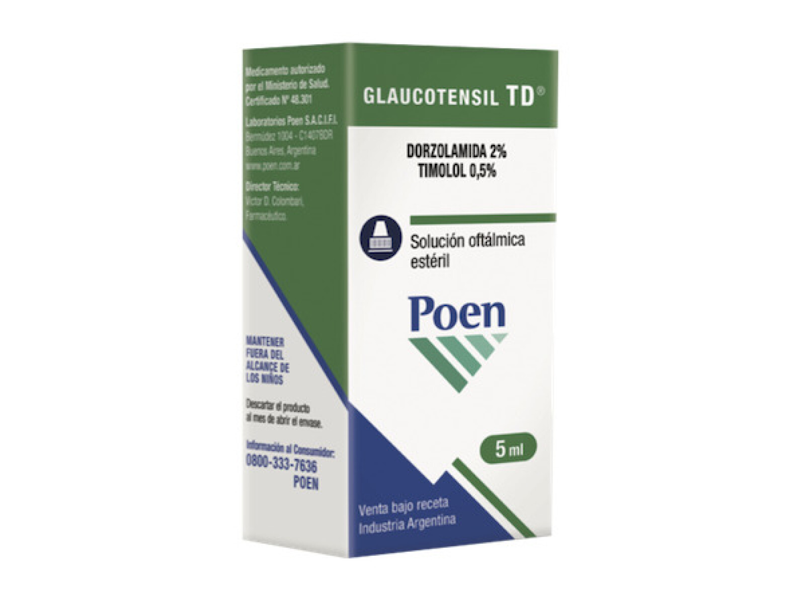 GLAUCOTENSIL TD GOTAS FRASCO X 5 ML. 