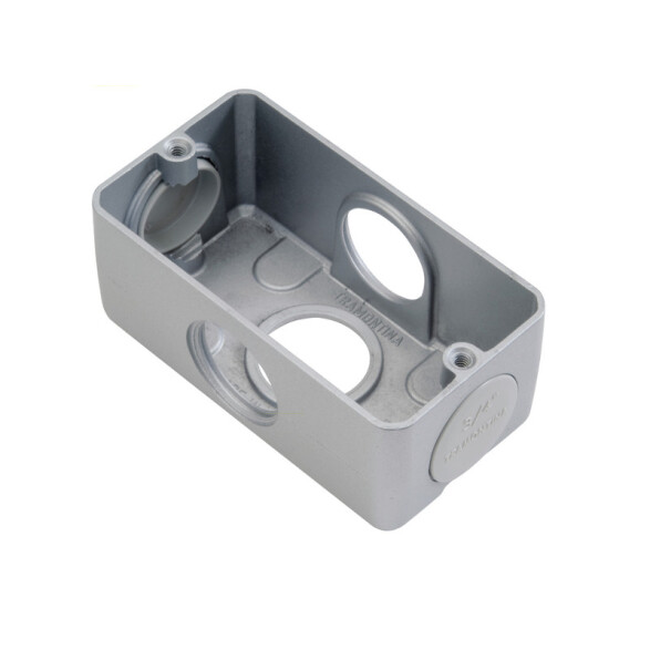 Caja múltiple con tapa, tipo X, rosca 2" -TRAMONTINA TE5910