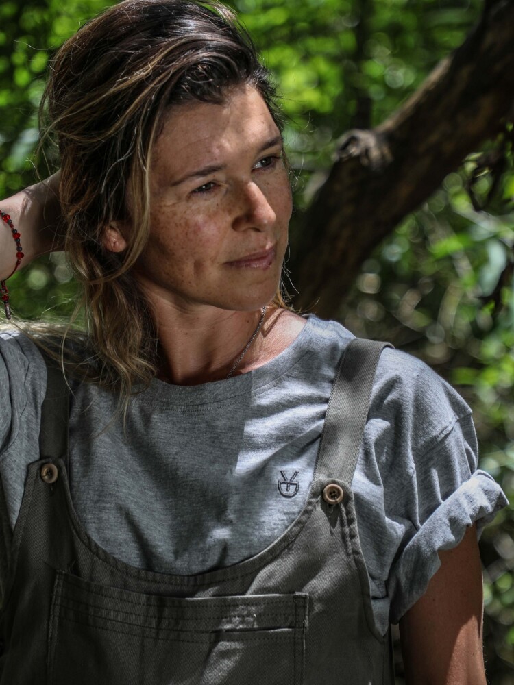 Remera algodón Gris