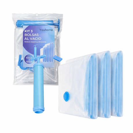 Kit Bolsas Al Vacio 100x120cm Reducir Espacio Ropa Almacenar Kit Bolsas Al Vacio 100x120cm Reducir Espacio Ropa Almacenar