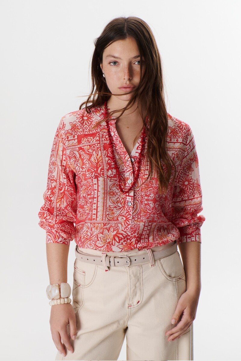 CAMISA JULIA RED ROJO