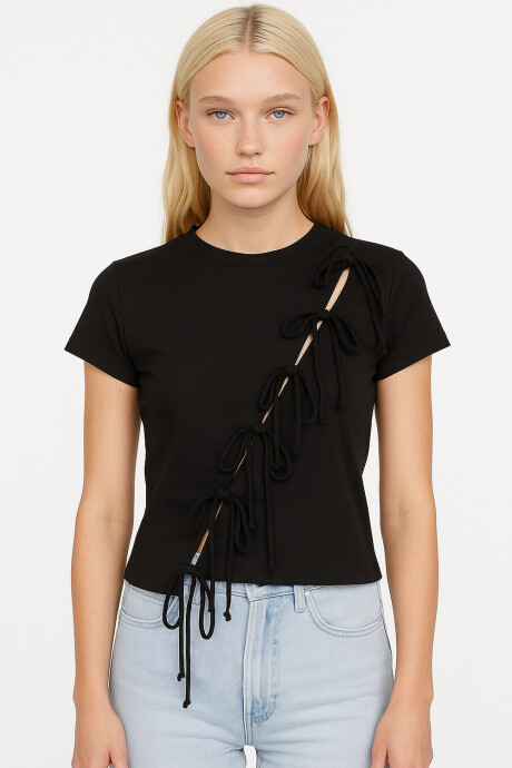 Remera Nove Negro