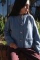 Cardigan Terro Pick Celeste