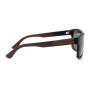 Lentes De Sol Bambu E Madeira Cuadrado - Unisex Verde/Marrón