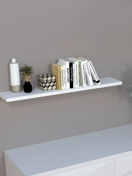 ESTANTE CON SOPORTE BLANCO