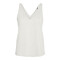 VMJOY LINNEN SL V-NECK TANK TOP GA JRS SNOW WHITE