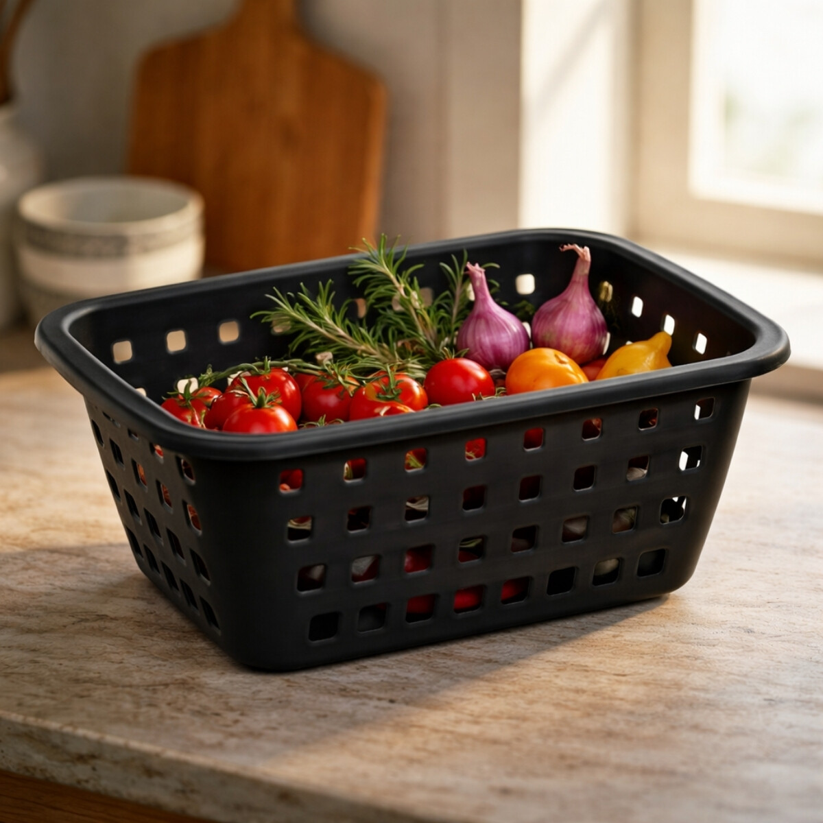 Cesto mediano 3 lts - NEGRO 
