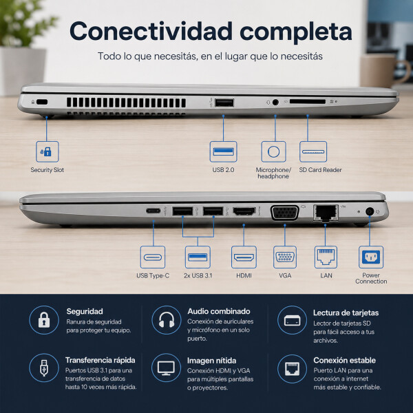 Notebook Hp Probook 450 G5 I5 16gb Ram 256gb NOTEBOOK RFPL HP 450 G5 I5/16/256/15.6"