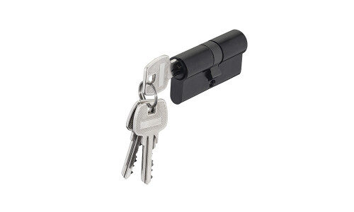 Cilindro para puerta negro 40 - 40mm Cilindro Para Puerta Negro 40 - 40mm