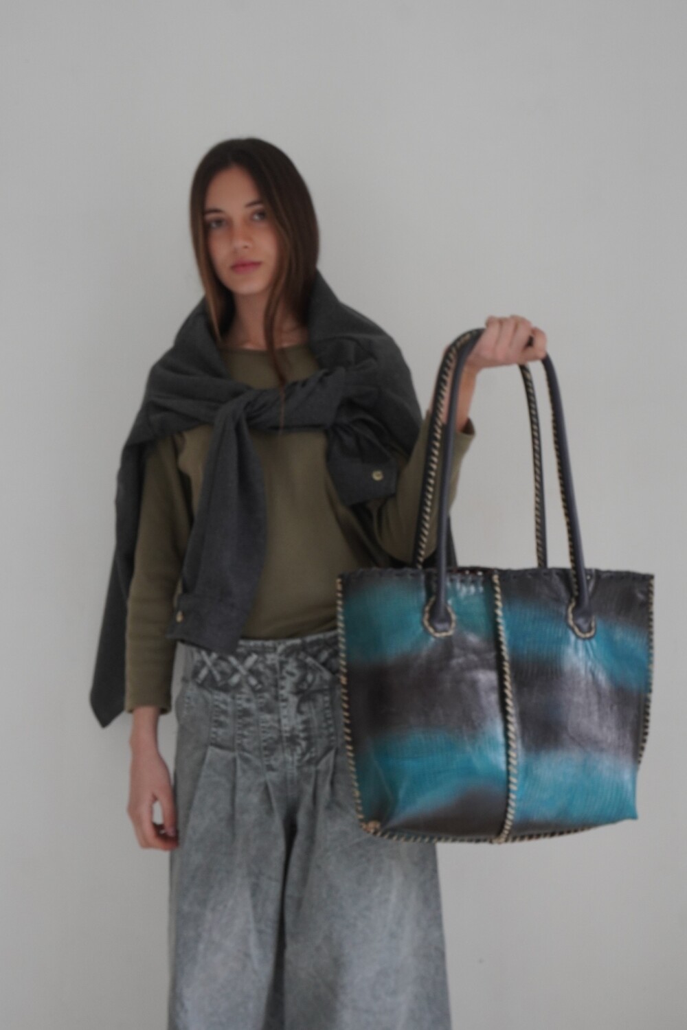 Winter Bag Turquesa / Negro