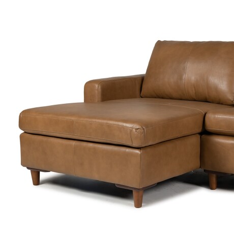 Rinconera Sevilha - Cuero Natural - Chaise Izquierdo 1016 (Nozes)
