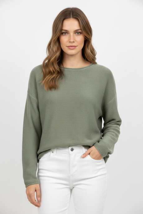 Sweater Goby Verde Azulado