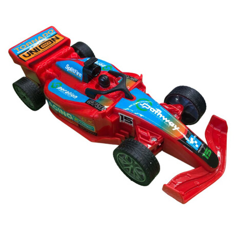 Auto F1 RC Racing Rivalry Control Remoto Luces 1:22 Rojo