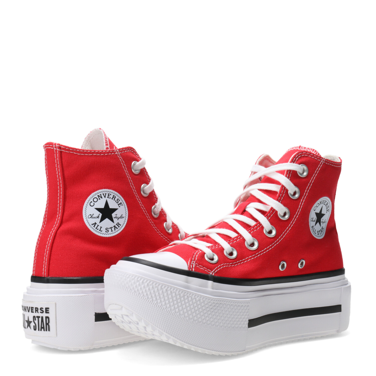 Tenis Converse Rojos Converse Plataforma Altura Converse Altas