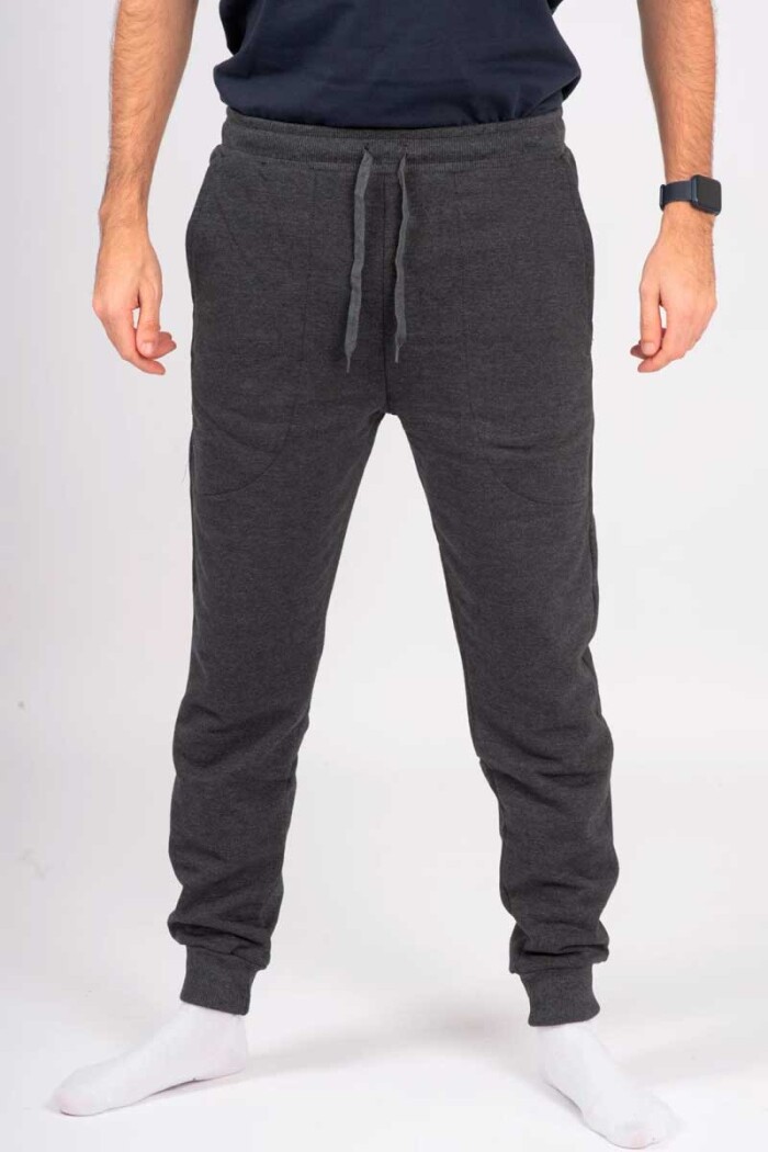 PANTALON HERING CON PUÑO Gris-oscuro