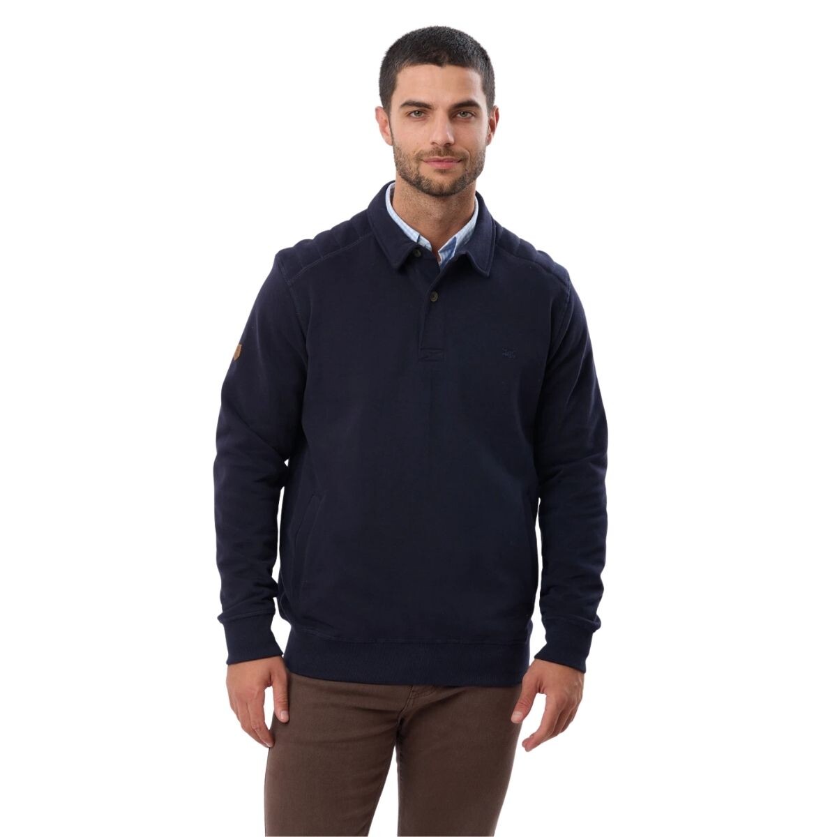 REMERA POLO S-4XL - AZUL 