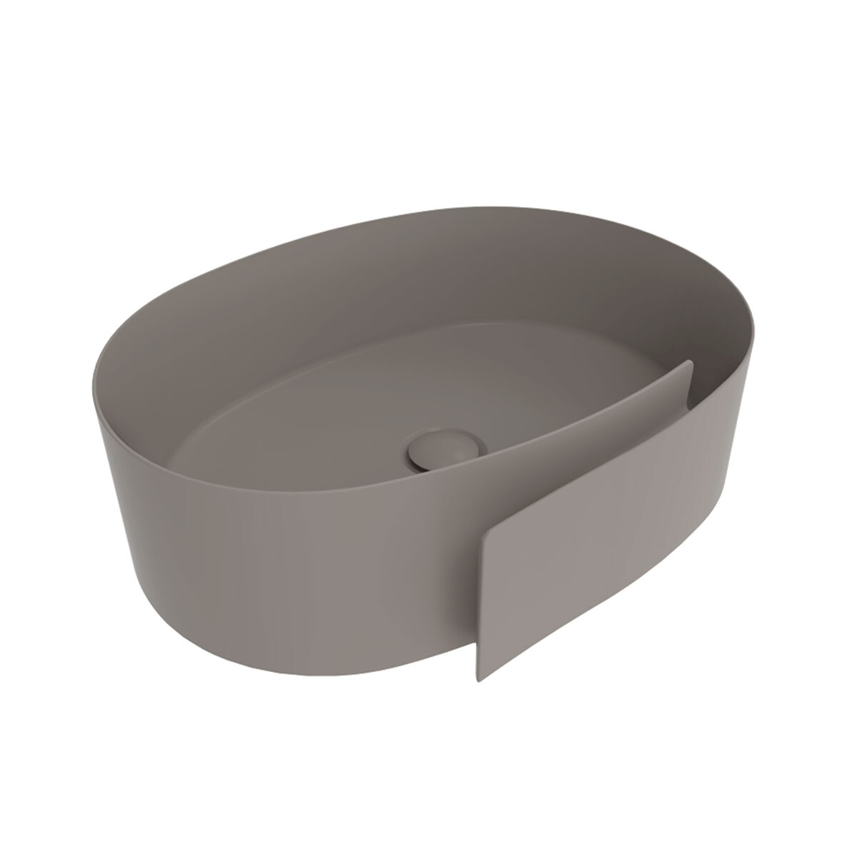 Rl56L De Apoyo Negro Mate Porcelana 56X42X17Cm 