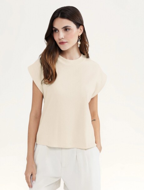 BLUSA BÁSICA BEIGE