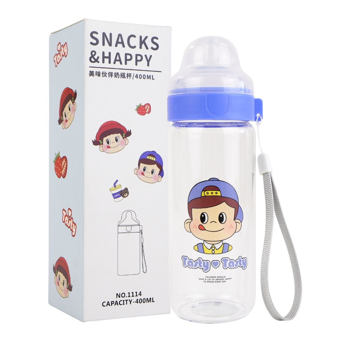 Mamadera de vidrio 400ml 