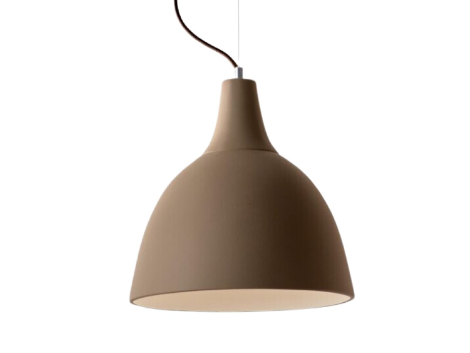 COLGANTE BARI E27 ARENA CON CABLE CINZA D31,5CM 