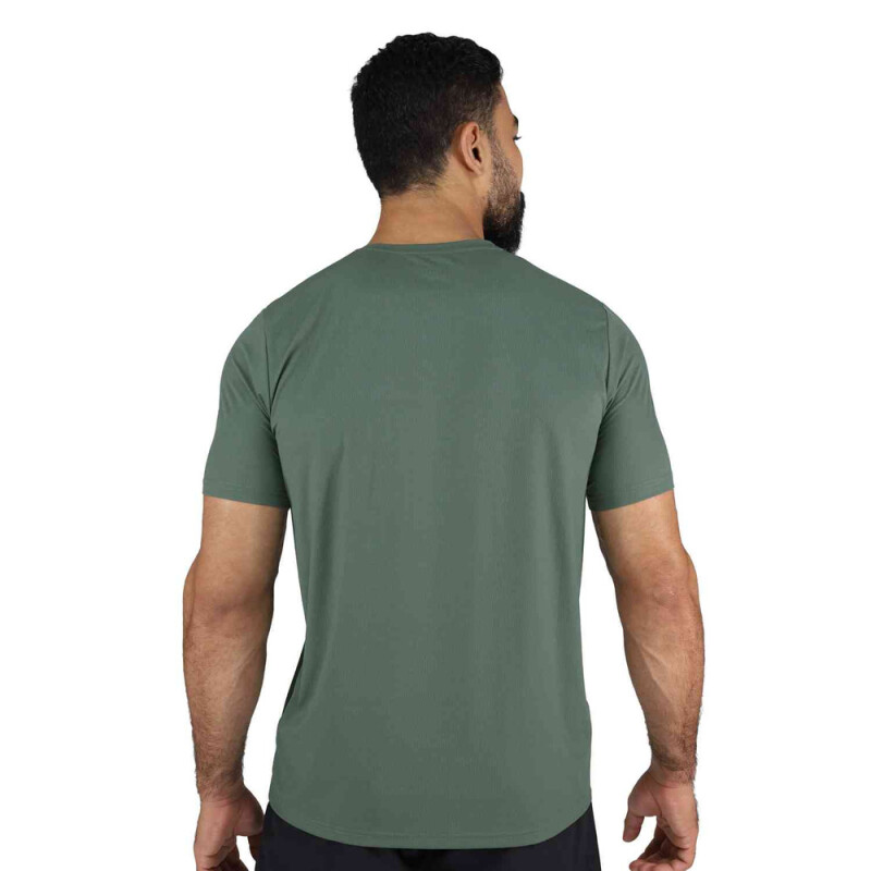 TSHIRT MEN NYL/SPX EVERLAST SQUARE GN M6 M GREEN