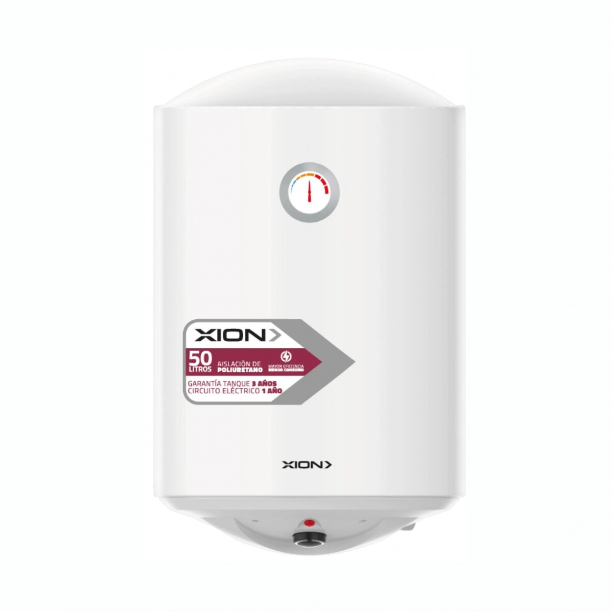 Termotanque Cilíndrico XION XI-CAL55 Capacidad 50Lts 
