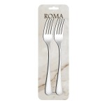 SET X2 TENEDOR DE MESA 20.5CM ACERO ROMA SET X2 TENEDOR DE MESA 20.5CM ACERO ROMA