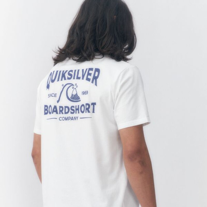 Remera Quiksilver Tested Blanco