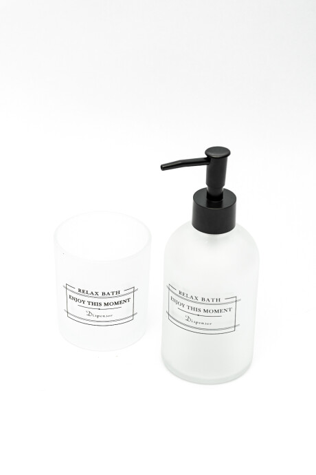 Dispensador Y Vaso, Set 2 Piezas Color Unico