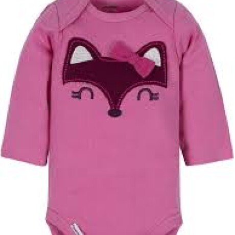 Body manga larga, calza y gorro Fox rosa
