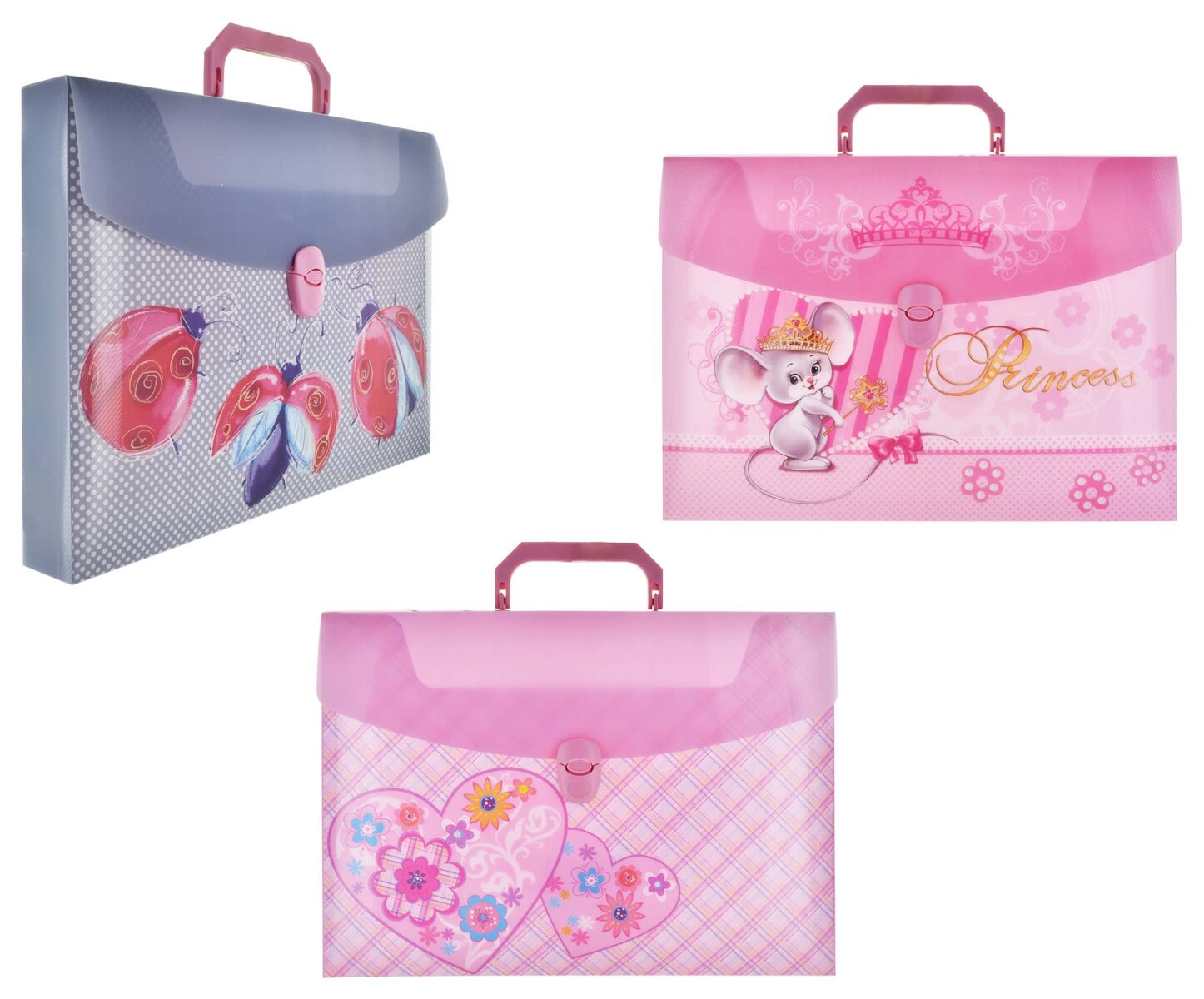 CARPETA PVC ESTILO VALIJA CON MANIJA 34X25X4CM 19825 Q120 M40 