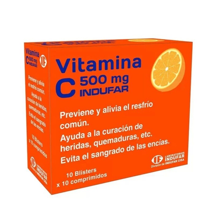 VITAMINA C 500 MG. COMP. EXHIB. X 10 TIR única