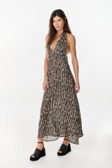 Vestido Maja Estampa Negro