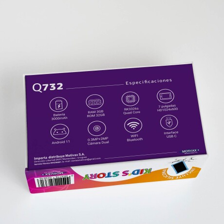 Tablet Intouch Q832 Kids Story 7 32GB 3GB ROSA