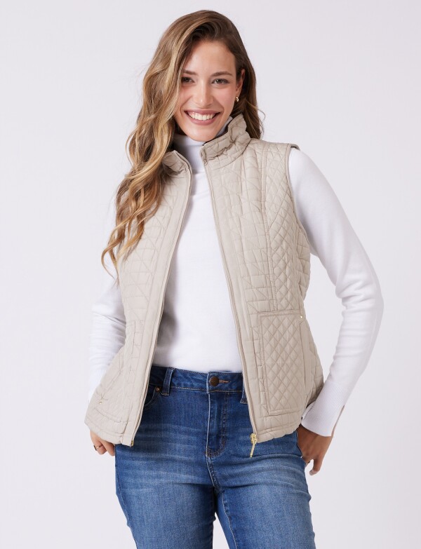 Chaleco Abrigo BEIGE
