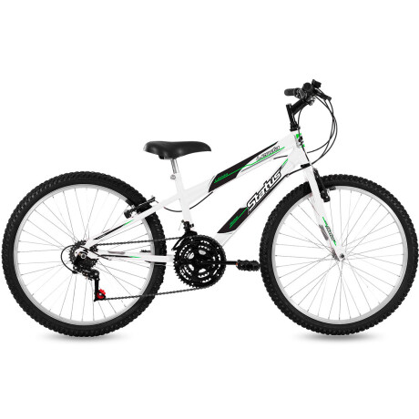 Bicicleta Montaña Status Rod 24 Cambios 18 Vel Niña Blanco