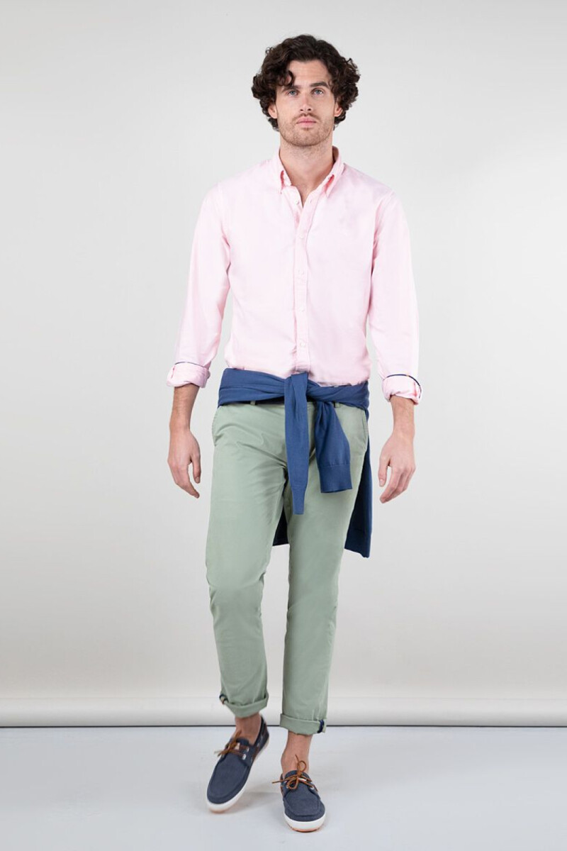 Camisa Oxford Rosada