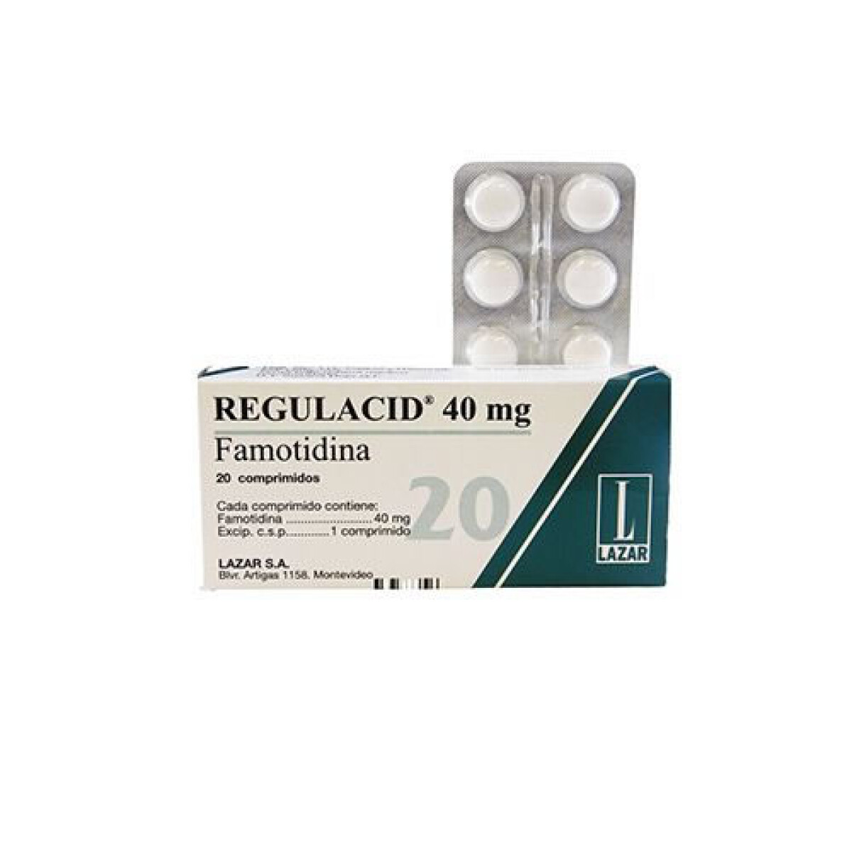 Regulacid 40 mg x 20 Comprimidos – Tratamiento Antiácido