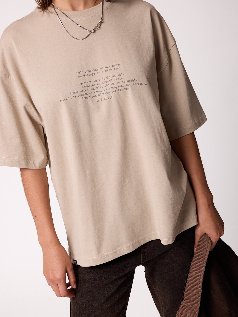 T-SHIRT SEPTI DIXIE Gris Piedra