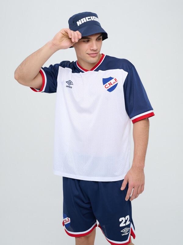 REMERA MATCH Nacional Hombre Blanco
