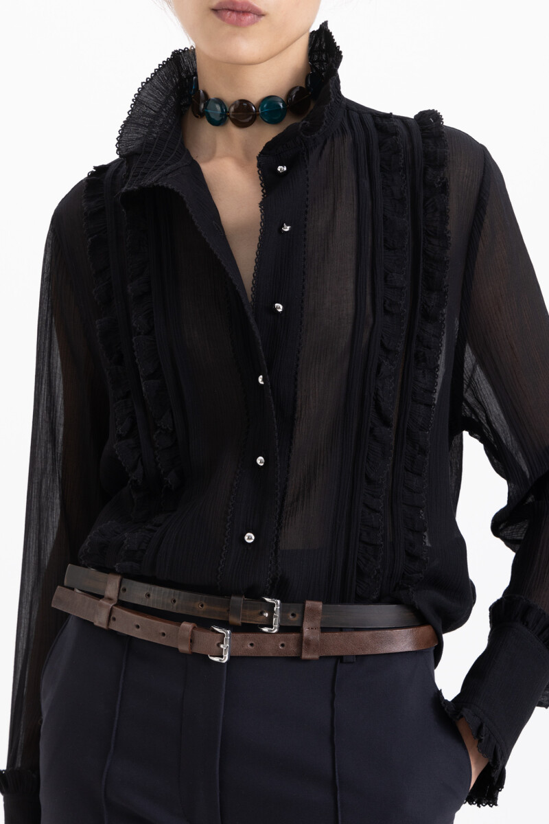 CINTURON AUDREY Marron