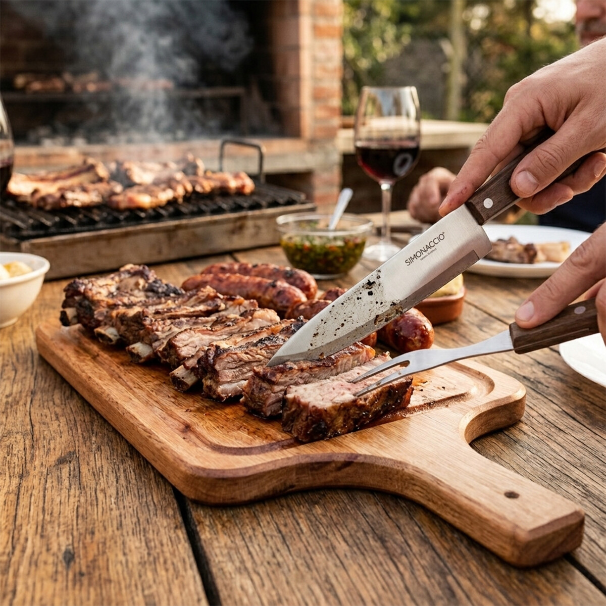 Set x3 para Asado Simonaggio 