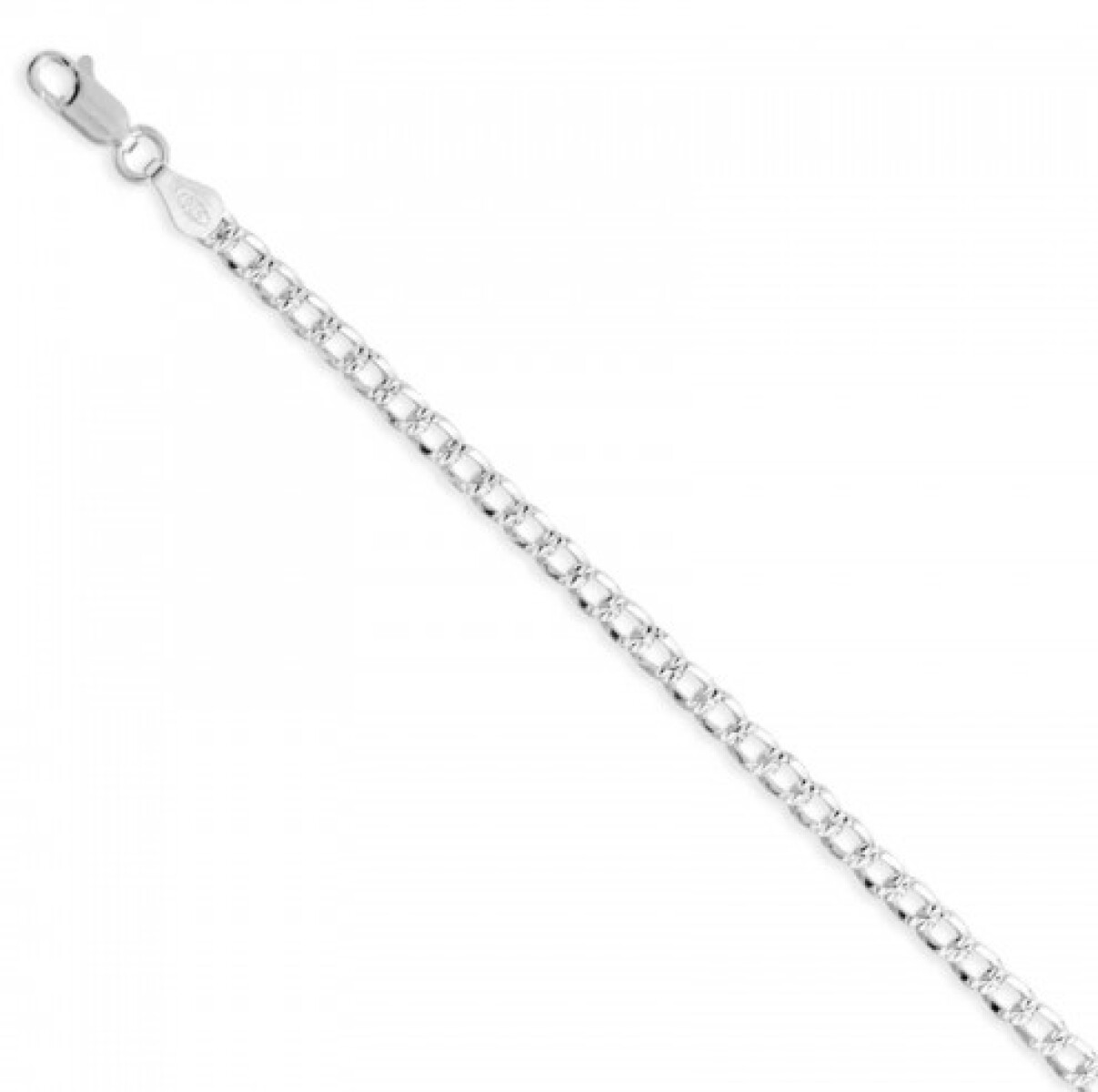 Cadena de plata 925, GRUMETTE, 45 cm. 