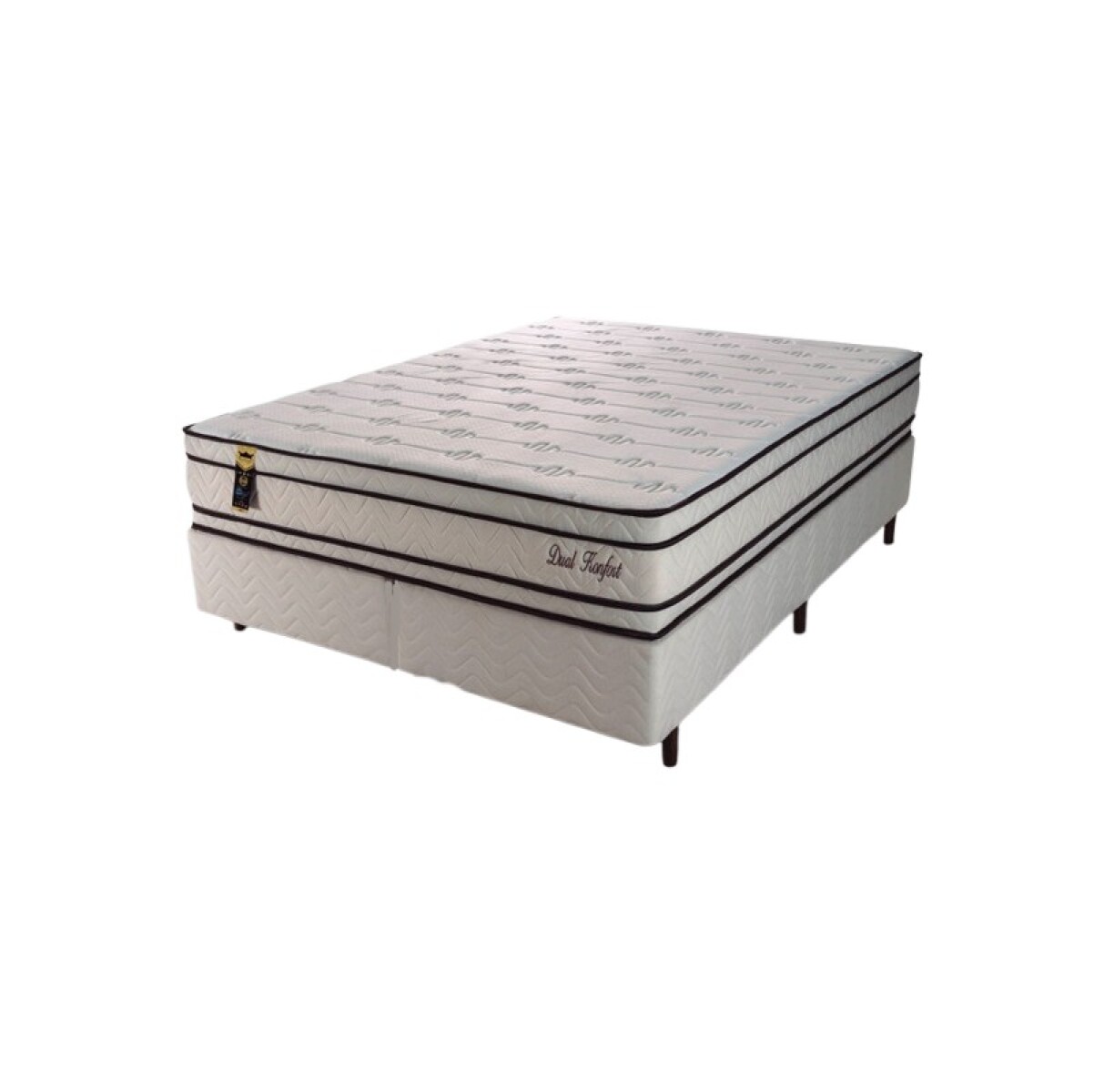 SOMMIER 2 PLAZAS RESORTE KONFORT NATURAL HELLEN 