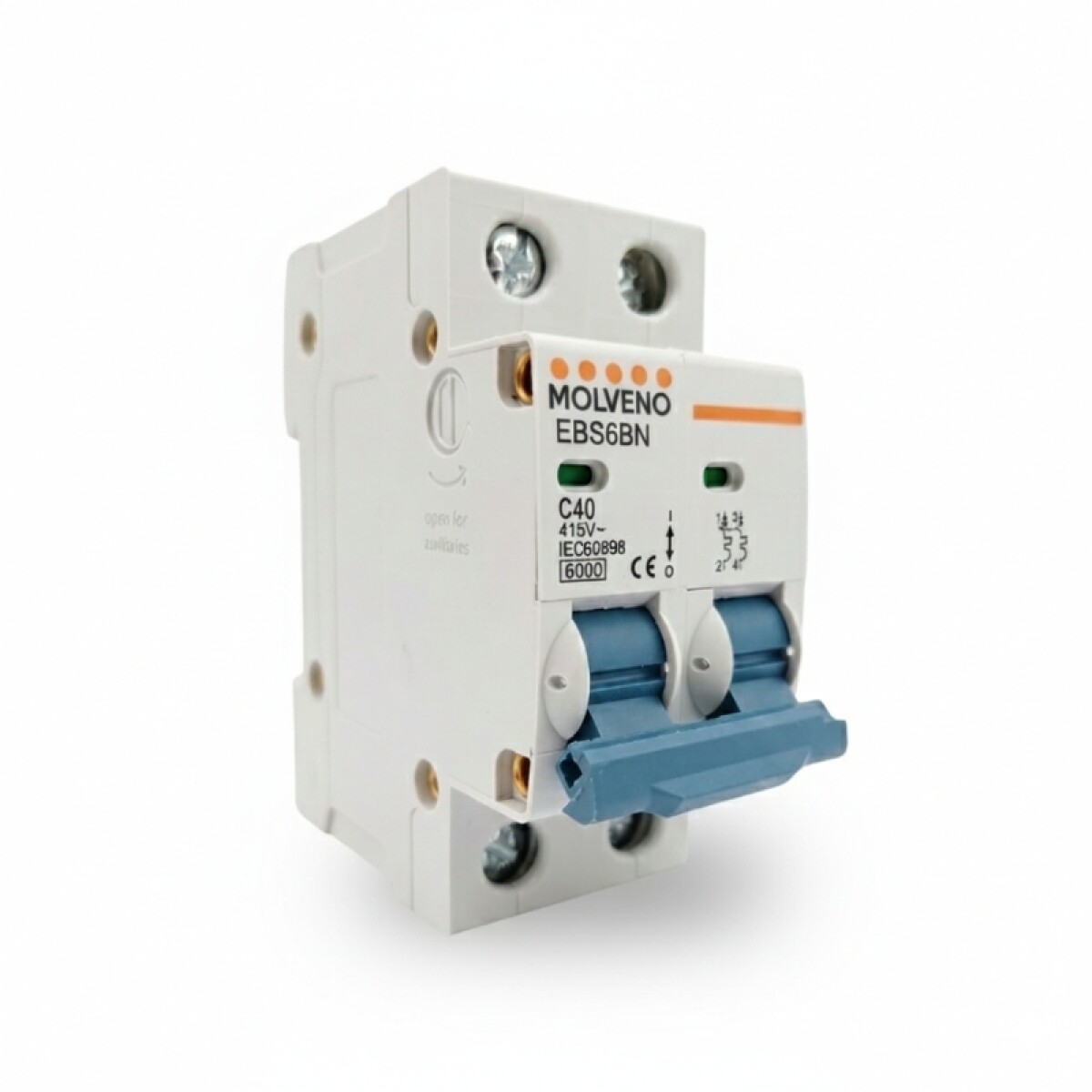 Interruptor Termomagnético 40A Tipo C 2P 